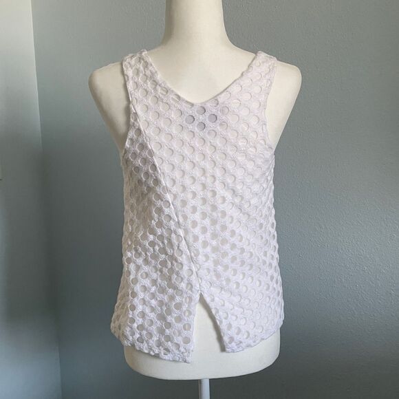 Anthropologie Sunday in Brooklyn White Tank Top Size XS - Picture 2 of 8